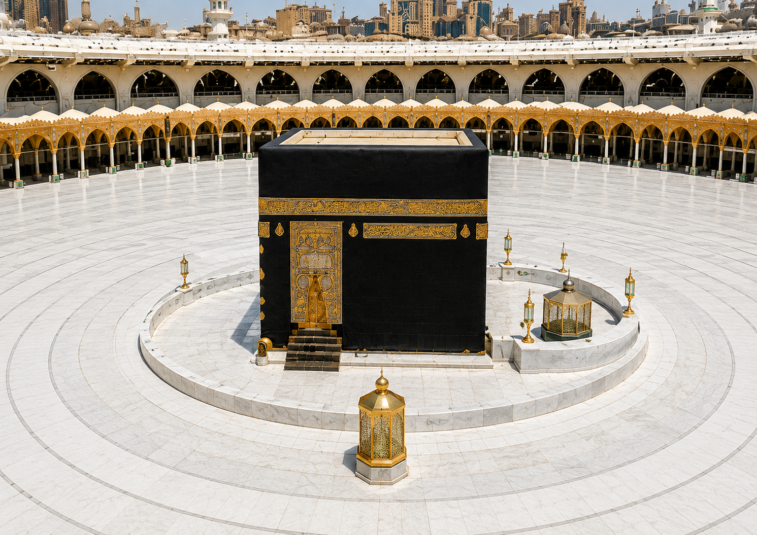 The Holy Kaaba with mataf puzzle 2D