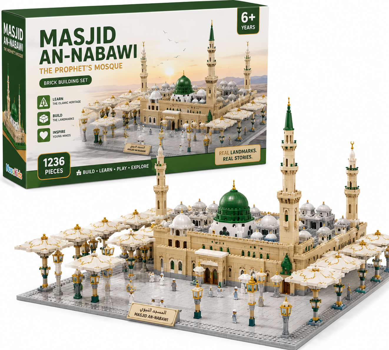 Masjid an-Nabawi 3D Cardboard Model
